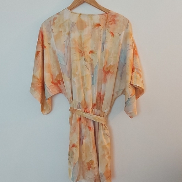 NWOT Baltic Born Aegean Romper Yellow/Peach Water Colors Size Small - Picture 5 of 10